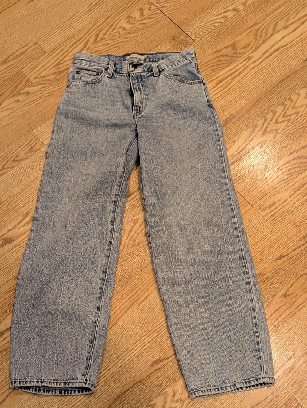 Levi's Light Blue Wide Leg Jeans